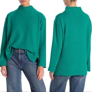 Melloday Ottoman Rib Turtle Neck Sweater